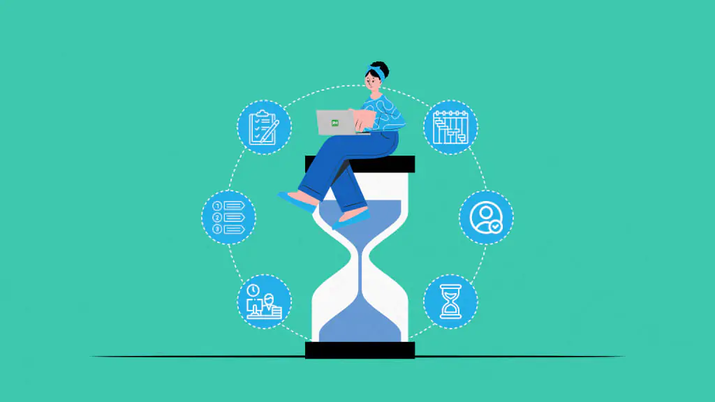 An overview of a structured workload system showing tasks organized by priority and assigned to a daily plan